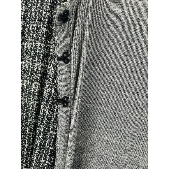 J. Jill Wearever Collection Women Cardigan Large Black White Hook & Eye Closure - Picture 2 of 8